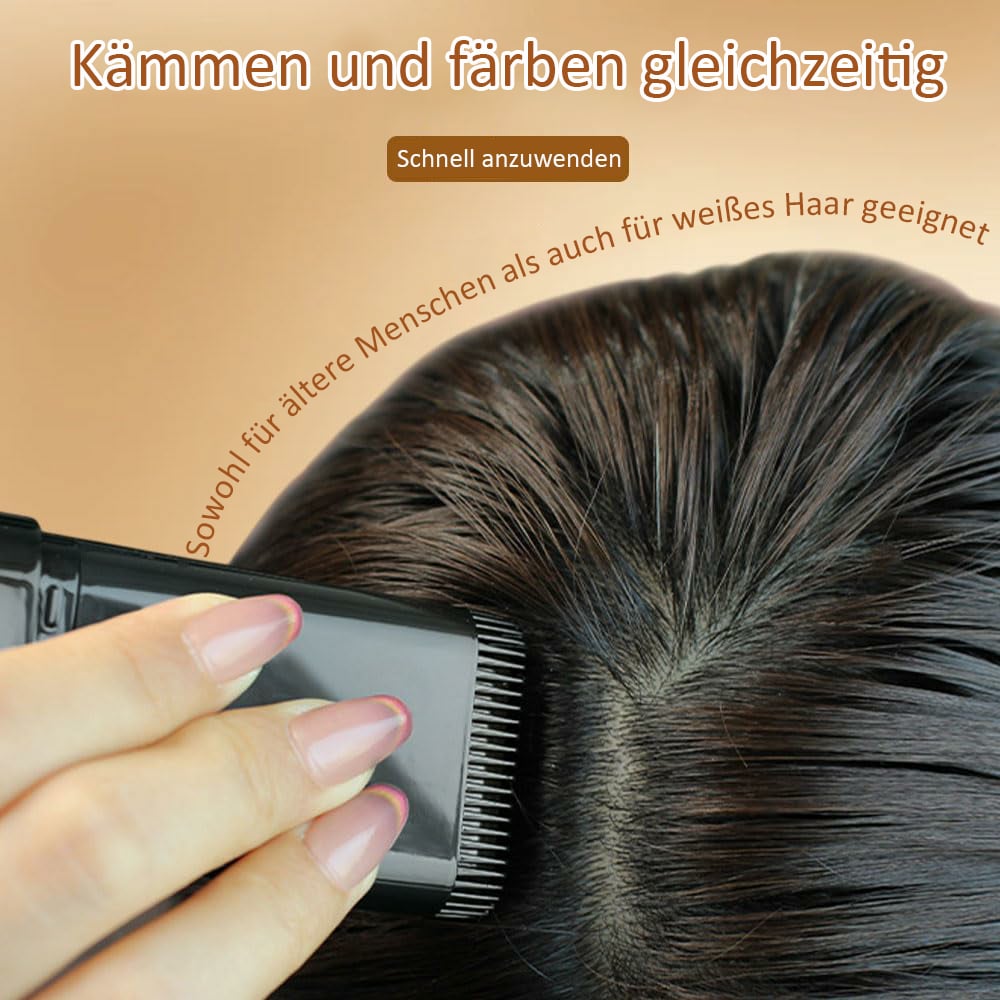 🔥👍🏻Tragbarer Haarfärbekamm zur Abdeckung grauer Haare