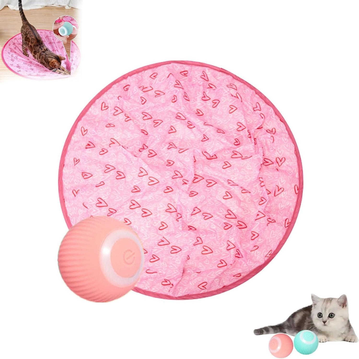 🔥Intelligenter Elektrischer Selbstrollender Katzenspielzeugball