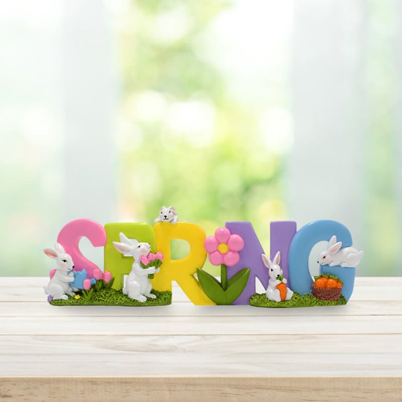 Harz-Kaninchen-Buchstabenornament