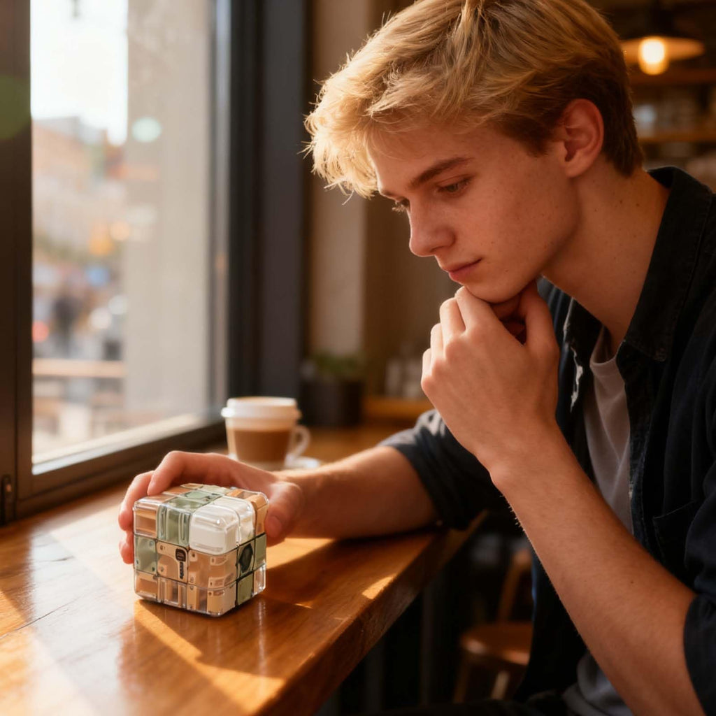🎄🎁 2025 Weihnachts-Überraschungsgeschenk: Lustiger 3D-Labyrinth-Rollwürfel-Puzzle