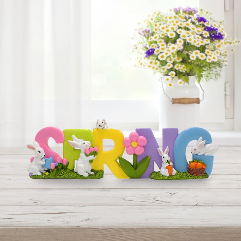 Harz-Kaninchen-Buchstabenornament