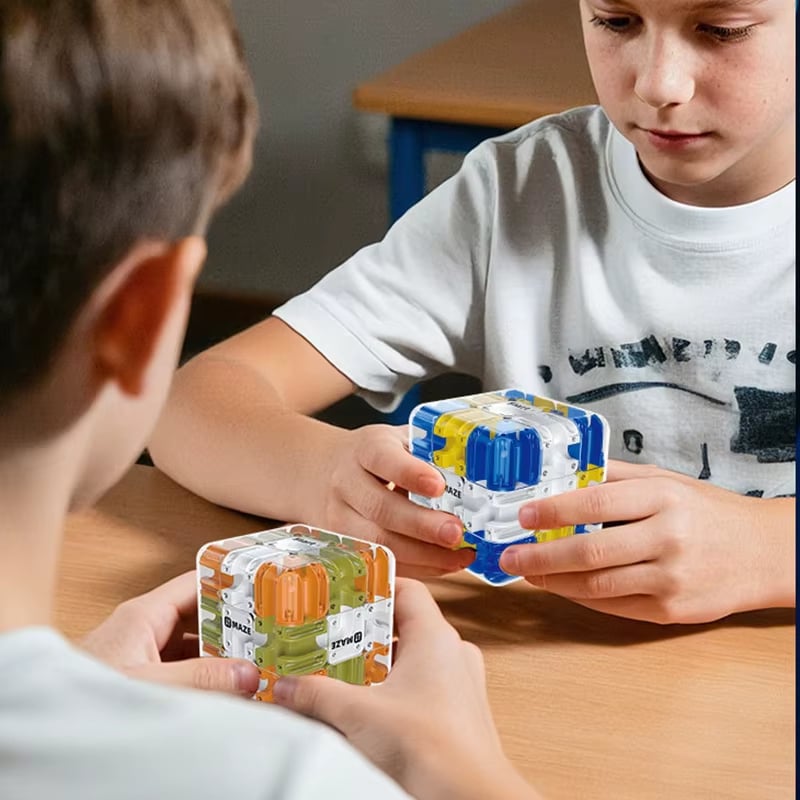 🎄🎁 2025 Weihnachts-Überraschungsgeschenk: Lustiger 3D-Labyrinth-Rollwürfel-Puzzle