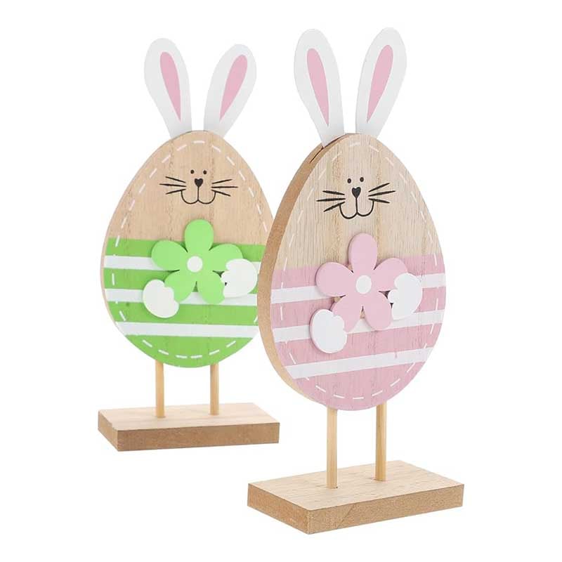 Osterhasen-Ornament aus Holz