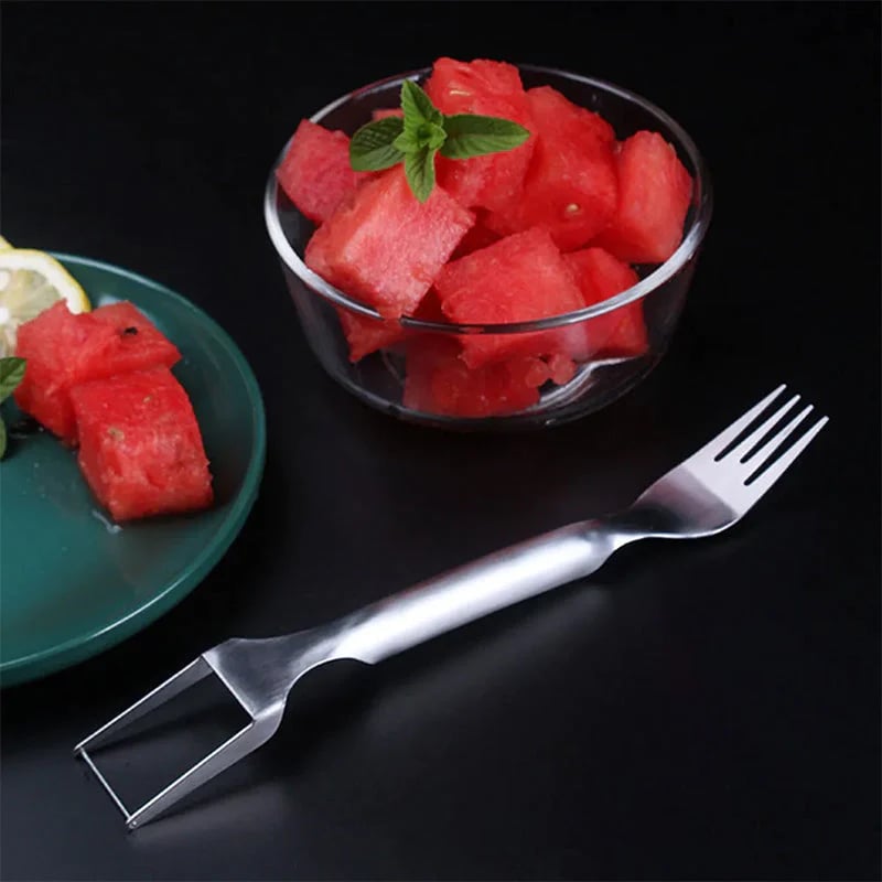 2 in 1 Wassermelonenschneidegabel