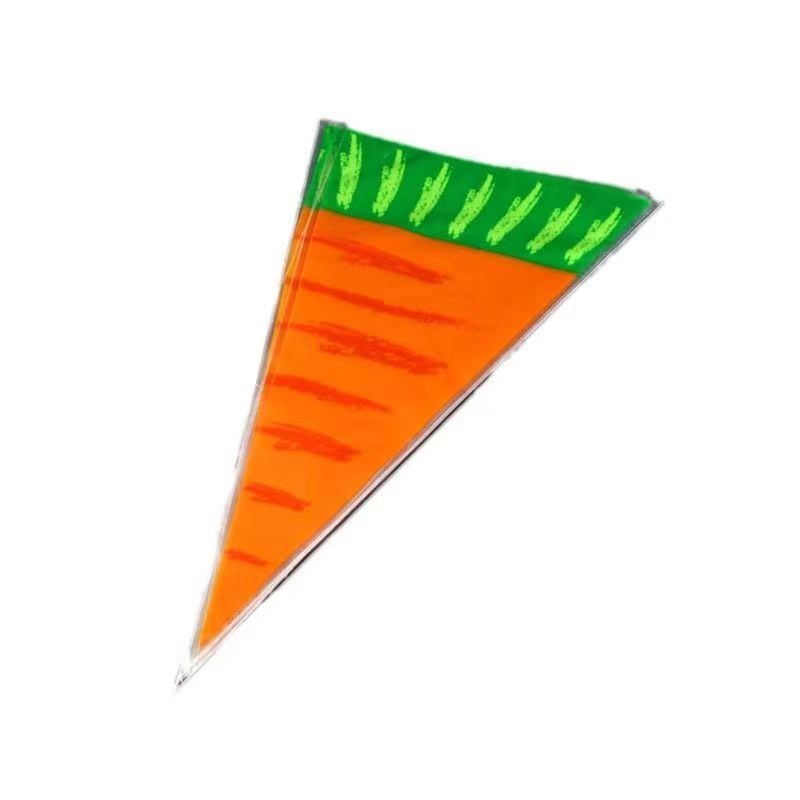 Plastiktüte mit Karotte-Print