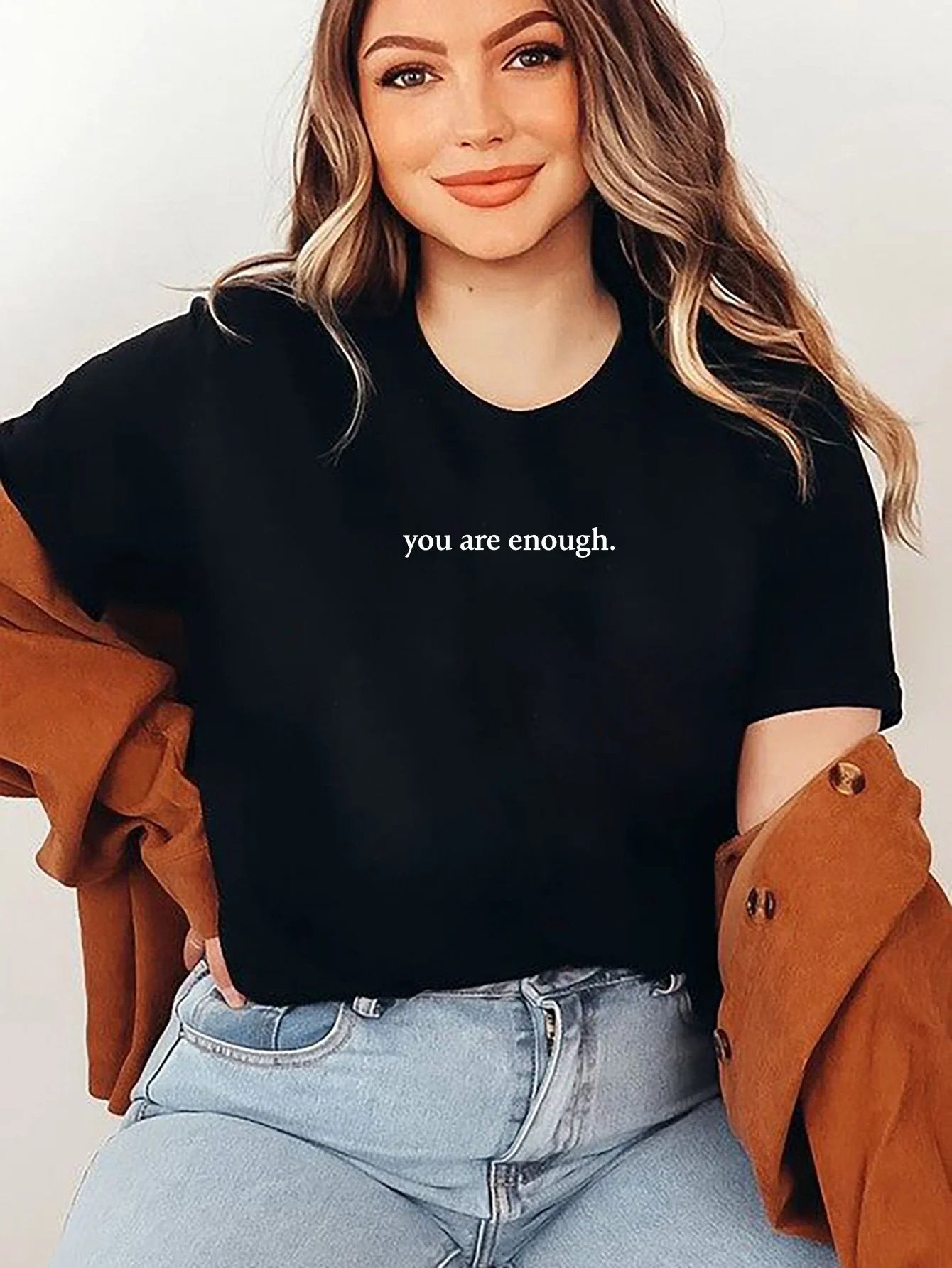 Unisex-T-Shirt „Liebe Person hinter mir“.