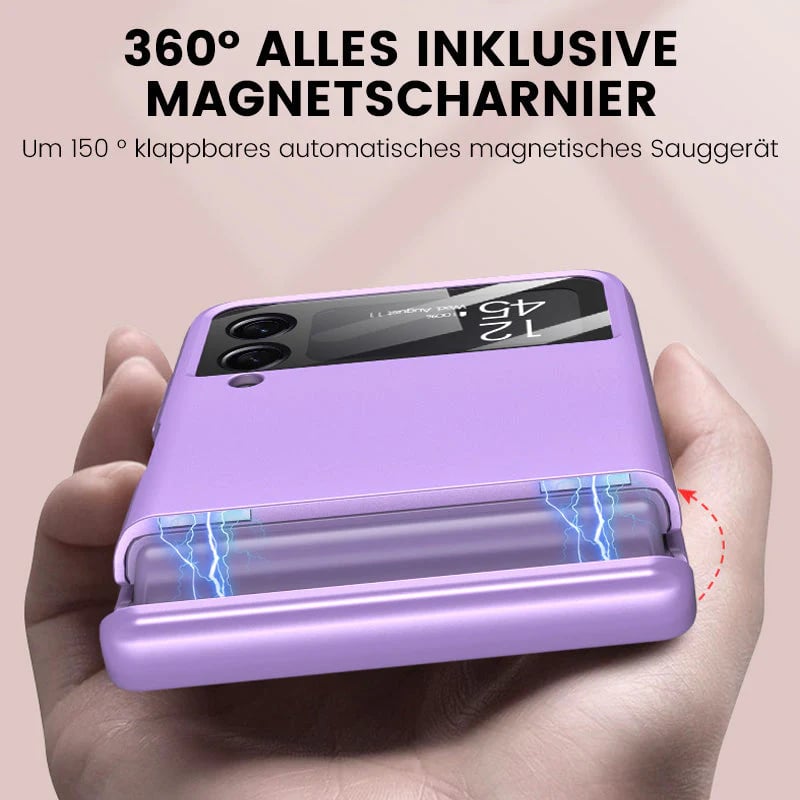 Luxuriöse magnetische all-inklusive Fallschutzhülle für Samsung Galaxy Z Flip 3