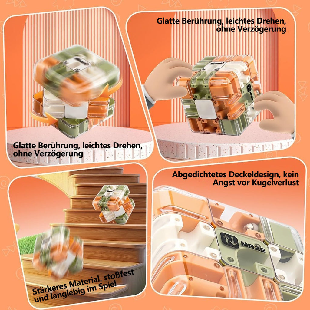 🎄🎁 2025 Weihnachts-Überraschungsgeschenk: Lustiger 3D-Labyrinth-Rollwürfel-Puzzle