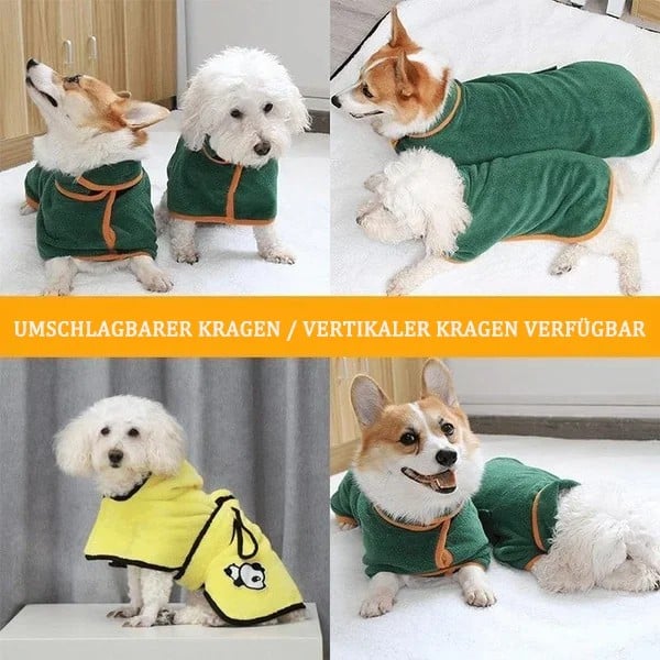 🔥 Super saugfähiger Haustierbademantel🐕