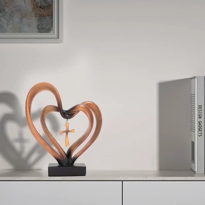 🔥-✝Ostern-Kreuz mit Jesus-Herzen💞