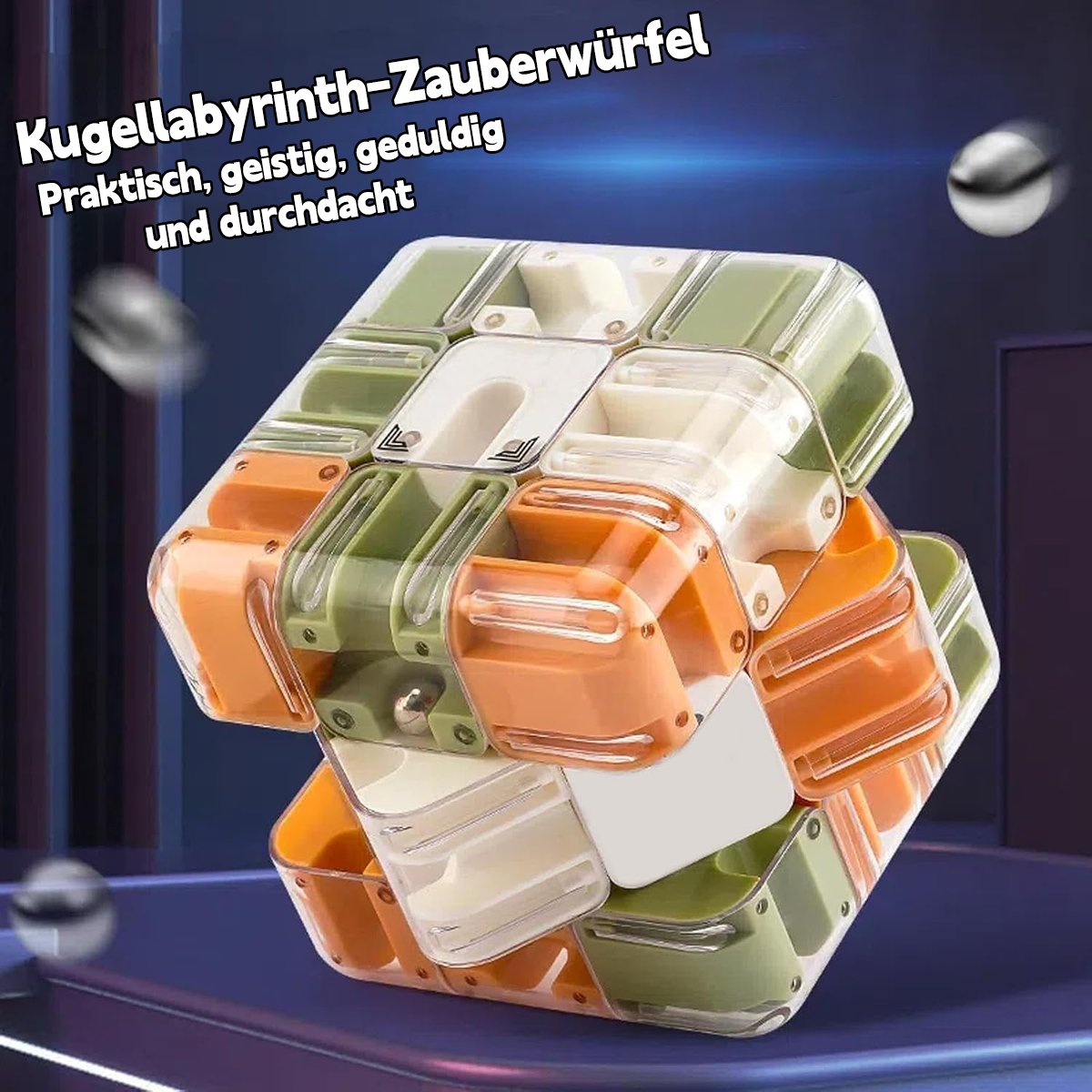 🎄🎁 2025 Weihnachts-Überraschungsgeschenk: Lustiger 3D-Labyrinth-Rollwürfel-Puzzle