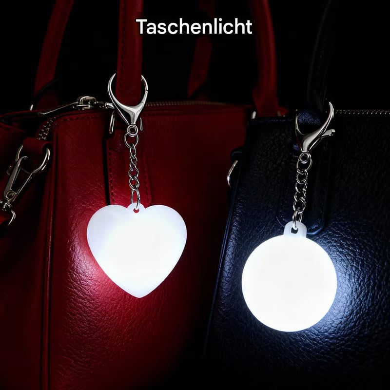 💗Wiederaufladbar über USB❄️🌙Leuchtender Anhänger mit Berührungssensor