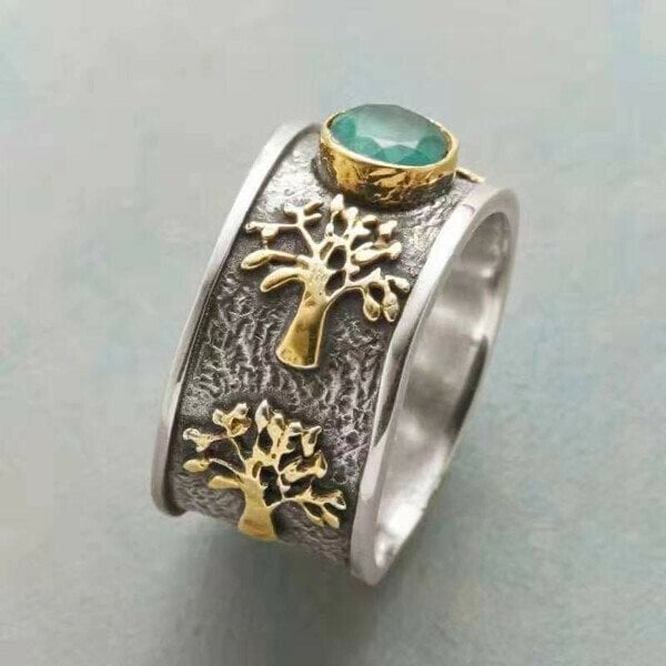 Vintage Baum des Lebens Ring