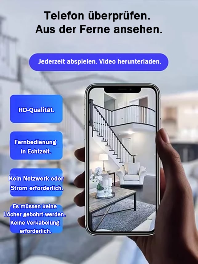 📹Mini Kamera HD (Interne Batterie)