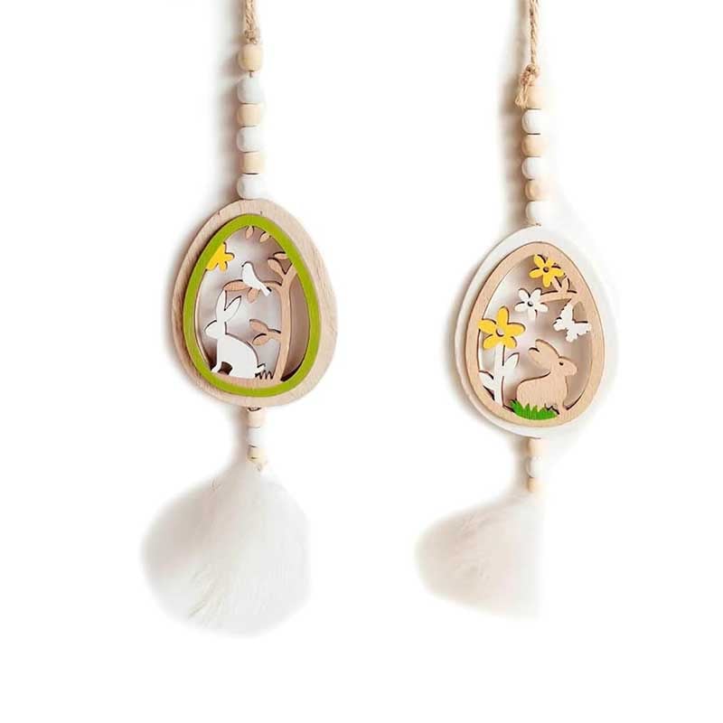 Osterei-Feder-Anhänger