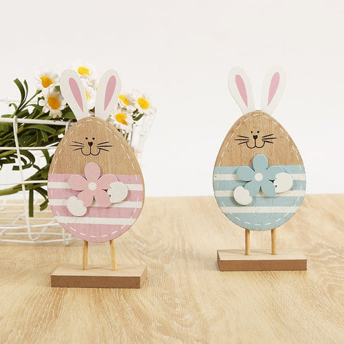 Osterhasen-Ornament aus Holz