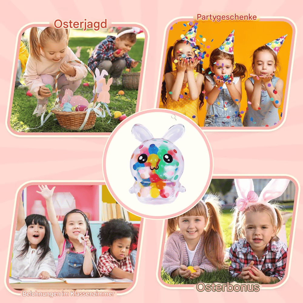 Vorbereitungen für die Osterparty – weiche Oster-Stressbälle