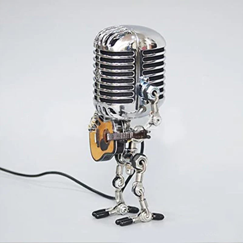 Retro Mikrofon Roboter