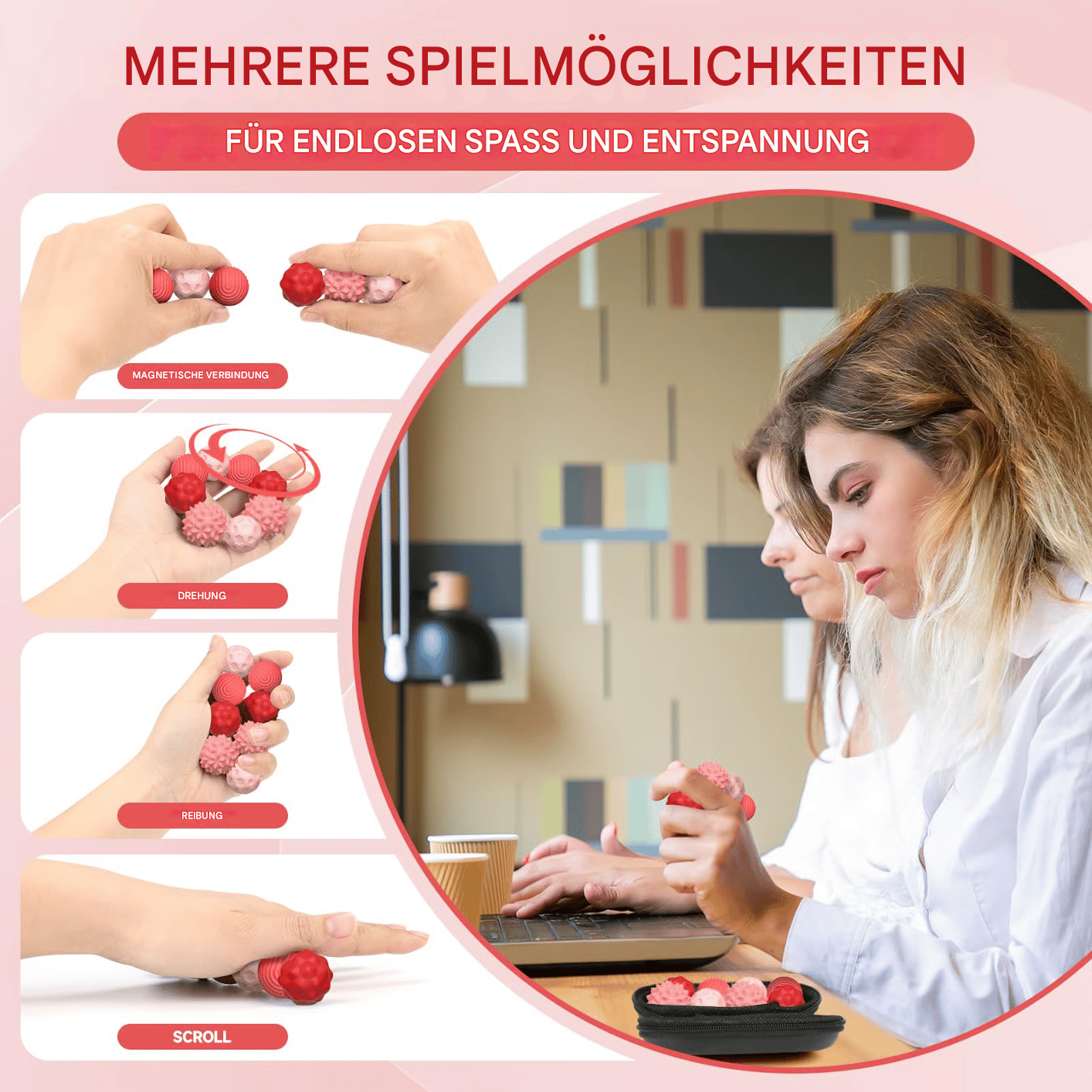 🌟Schnäppchen 🌟Magnetisches sensorisches Zappelball-Spielzeug🧲