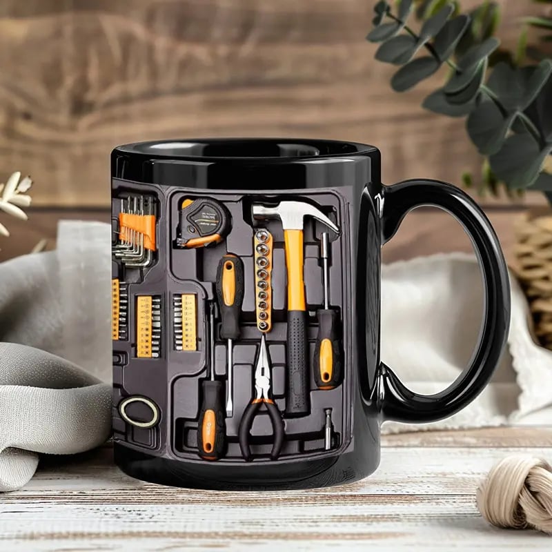 🔨Mechaniker-Werkzeugkasten für 2D-Druckprozesse Tasse