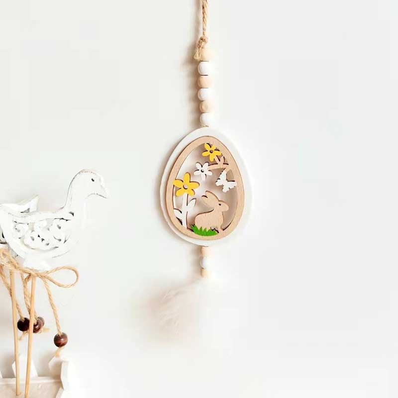 Osterei-Feder-Anhänger