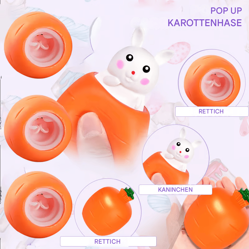 POP UP Karottenhase (macht das Leben freudiger)