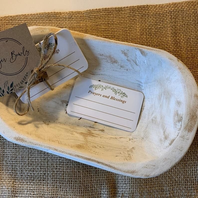 Gebetsschüssel Teigschüssel Kreuz religiöse Geschenke