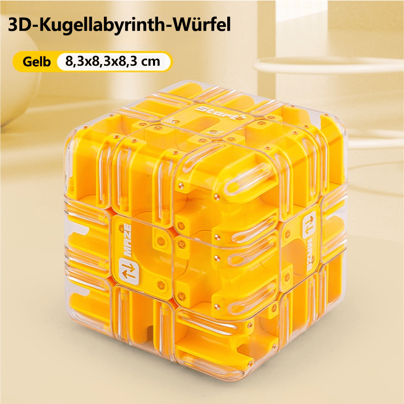 🎄🎁 2025 Weihnachts-Überraschungsgeschenk: Lustiger 3D-Labyrinth-Rollwürfel-Puzzle