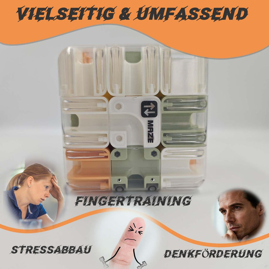 🎄🎁 2025 Weihnachts-Überraschungsgeschenk: Lustiger 3D-Labyrinth-Rollwürfel-Puzzle