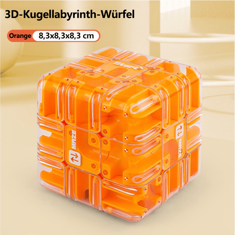 🎄🎁 2025 Weihnachts-Überraschungsgeschenk: Lustiger 3D-Labyrinth-Rollwürfel-Puzzle