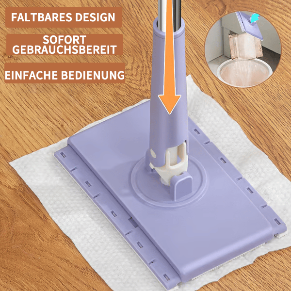 💥Bequemer Mini-Mopp zum Wechseln von Tüchern