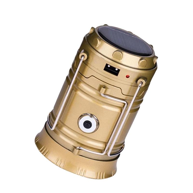 Solar wiederaufladbare LED Laterne für Camping, mit Lithiumbatterie