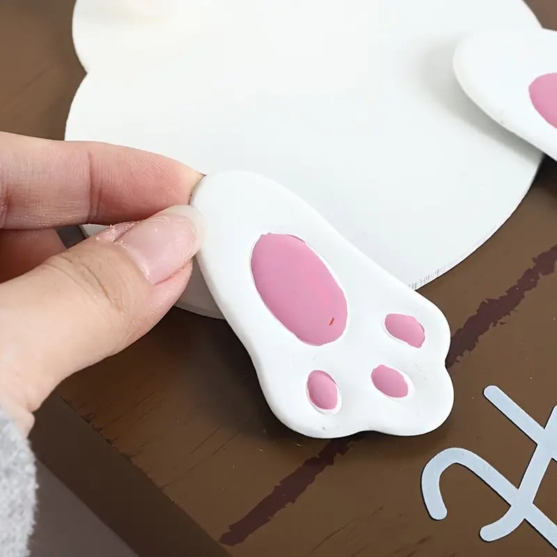 Osterhasen-Ornament aus Holz