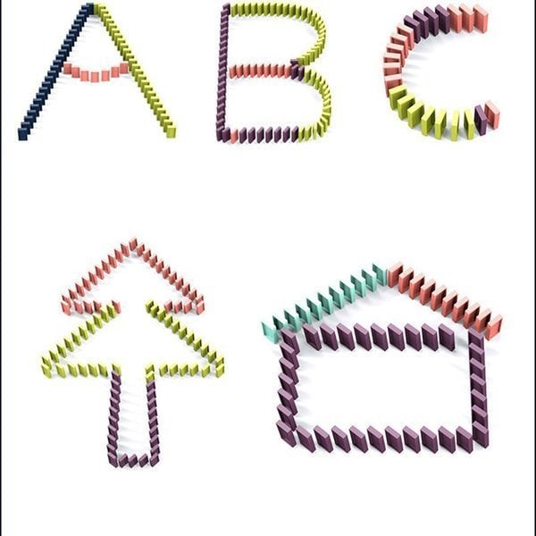 💕Dominos Automatischer Domino-Zug