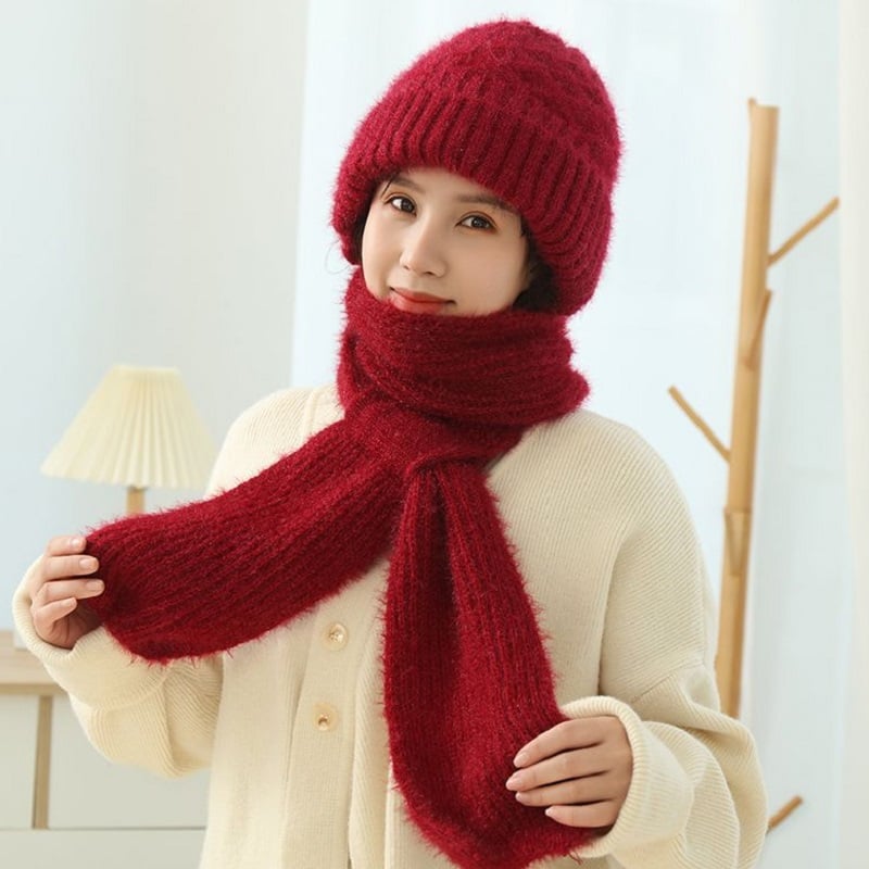 🎄Vielseitiger Strickschal mit Kapuze für den Winter für Damen