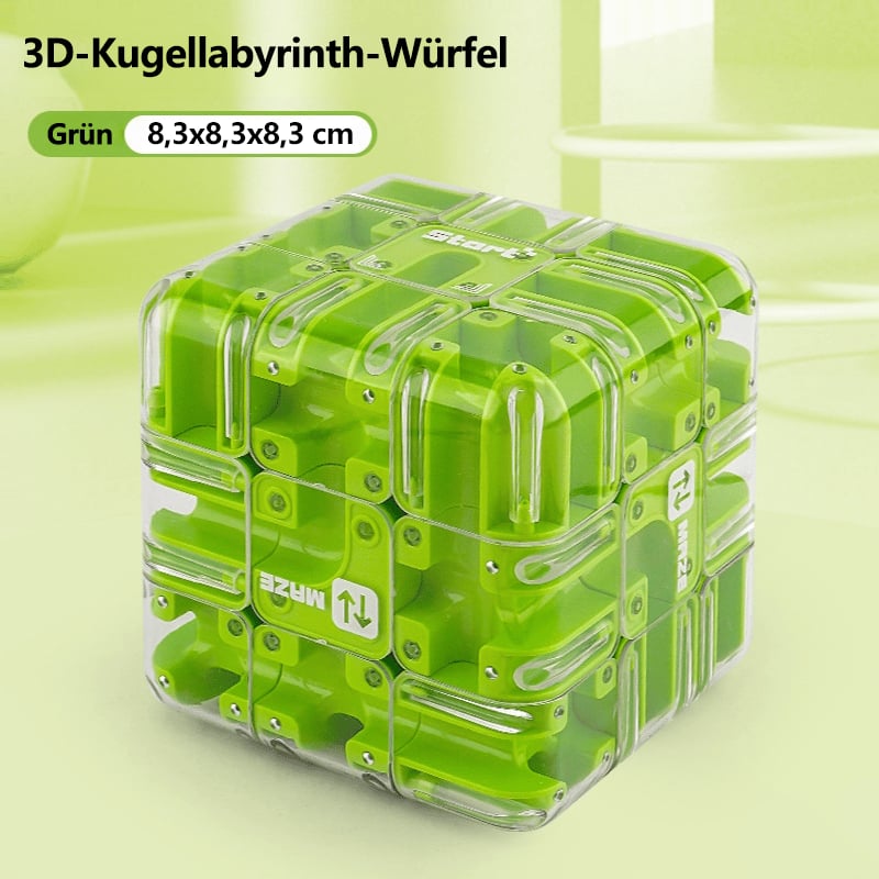 🎄🎁 2025 Weihnachts-Überraschungsgeschenk: Lustiger 3D-Labyrinth-Rollwürfel-Puzzle