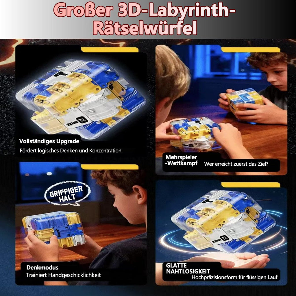 🎄🎁 2025 Weihnachts-Überraschungsgeschenk: Lustiger 3D-Labyrinth-Rollwürfel-Puzzle