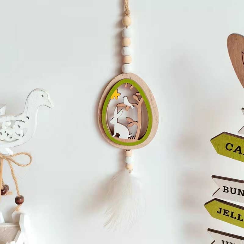 Osterei-Feder-Anhänger