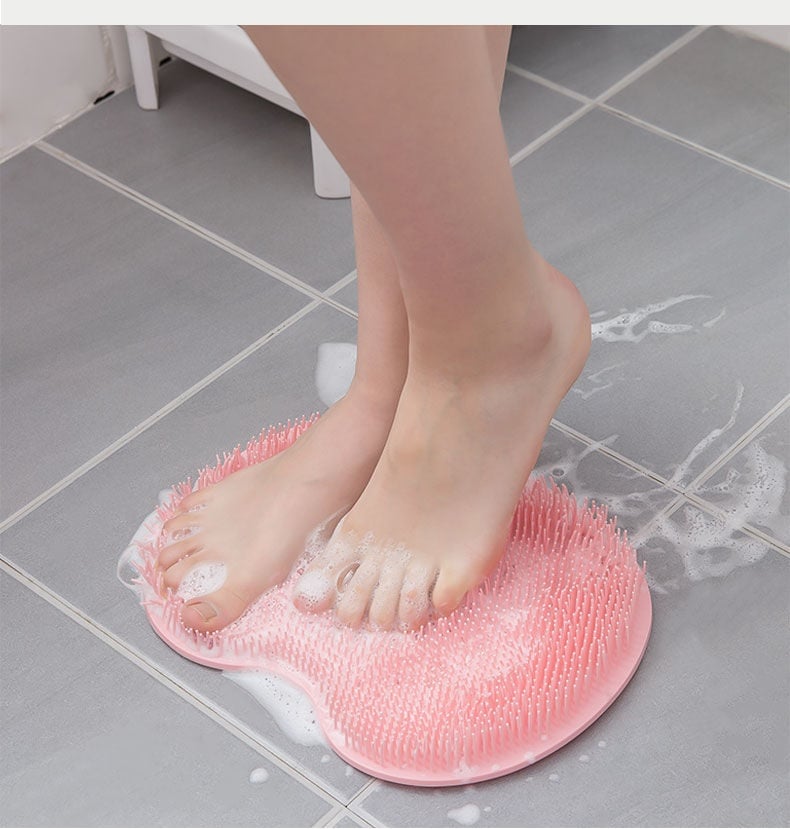 Fuß- und Rückenschrubber-Massagepad für die Dusche