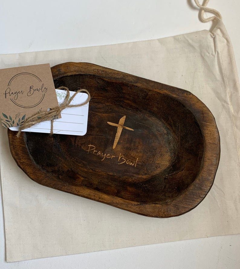 Gebetsschüssel Teigschüssel Kreuz religiöse Geschenke